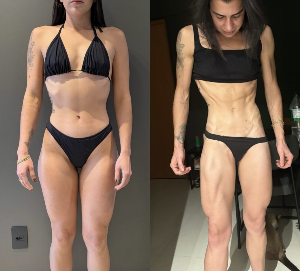 Transformação 10 da consultoria do Studio Bianco Bodybuilder