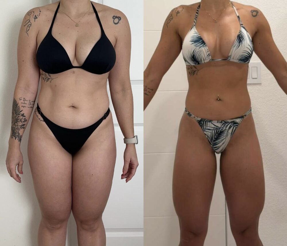 Transformação 4 da consultoria do Studio Bianco Bodybuilder